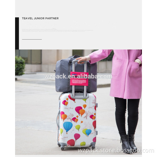 2016 Promotional OEM Foldable Bag Business Trip Durable Sports Gym Duffle Bag Portable Traveling Bag
